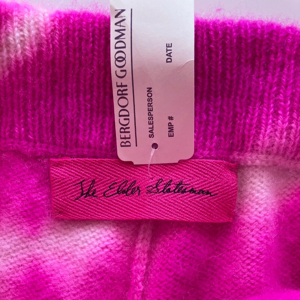 New w/tags Elder Statesman Cashmere Tie Dye Sweatpants Large Ret. $1,475 - Picture 6 of 7